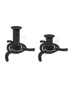 SOPORTE UNIVERSAL DE TECHO GIRATORIO 360º PARA PROYECTOR NEGRO 2